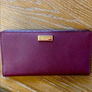 Kate Spade slim bifold wallet.
